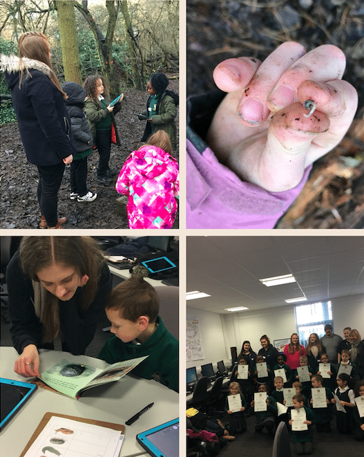 England Wild Writing example – Standens Barn Primary School visit to the University Forest School