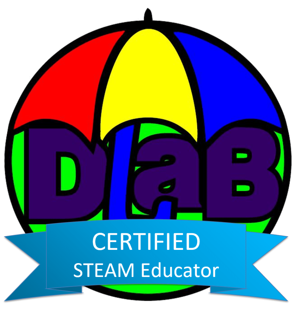 Right click and save to download your Certified STEAM Educator badge
