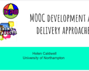 MOOC Development and delivery approaches